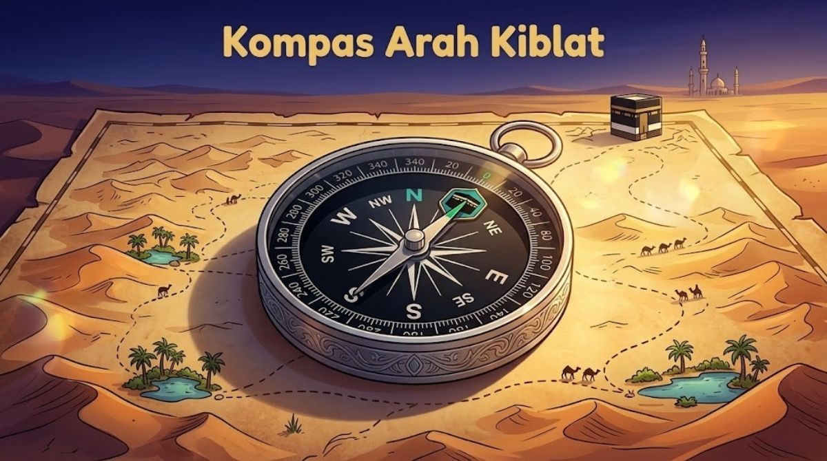 Cara Menentukan Kompas Arah Kiblat yang Akurat